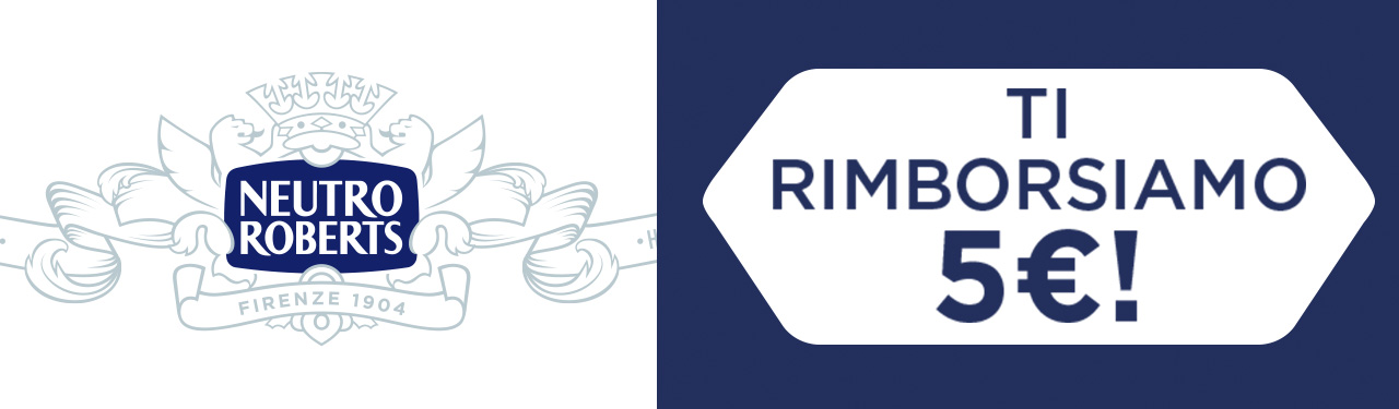 header versione mobile Neutro Roberts ti rimborsa 5€!